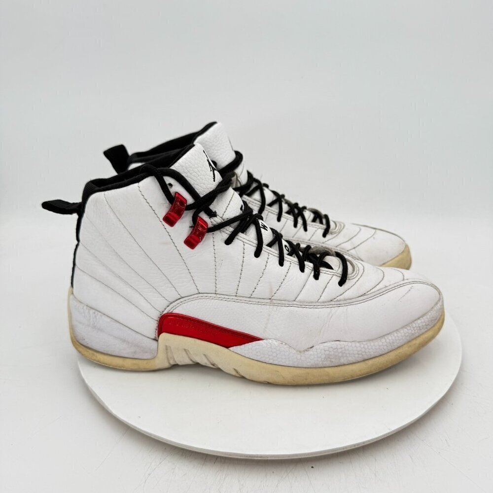 Nike Air Jordan 12 Twist Men Size 9.5 CT8013-106 White Black University Red Shoe - Picture 4 of 11